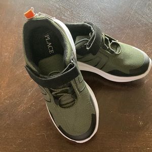 Children’s Place olive tennis shoes, size 11Y